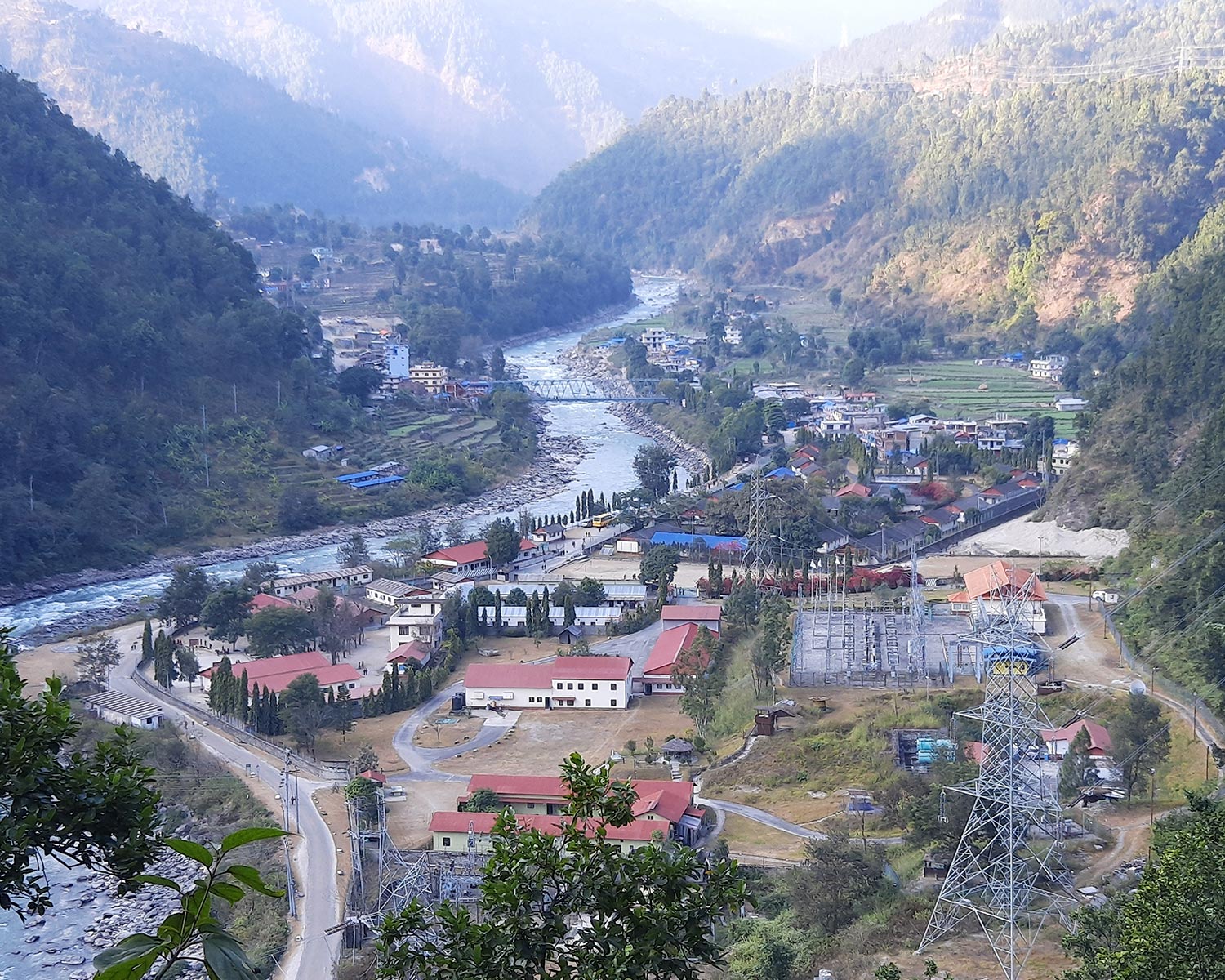The Khimti hydropower plant 